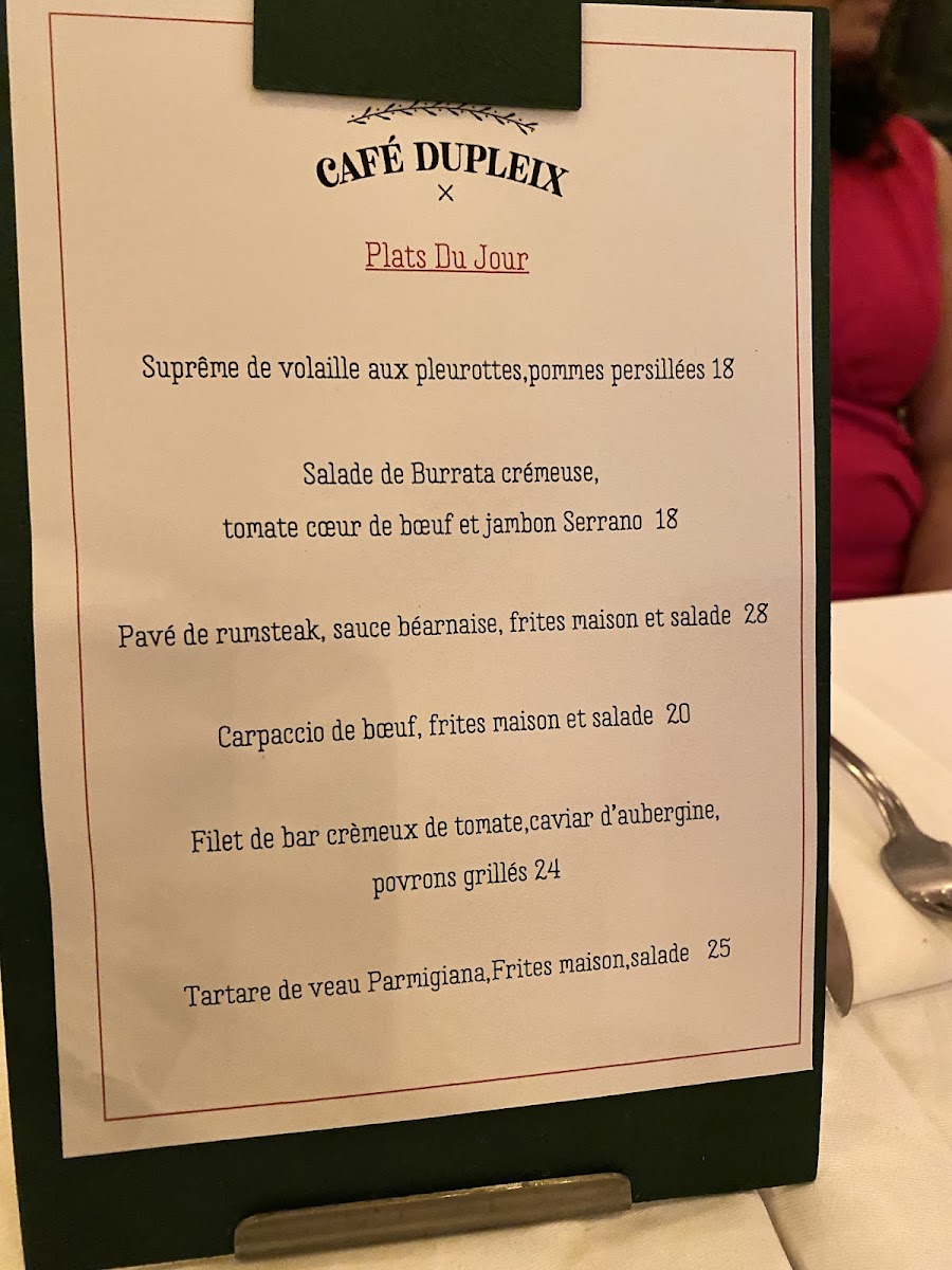 Menu - L'oustal photo 1