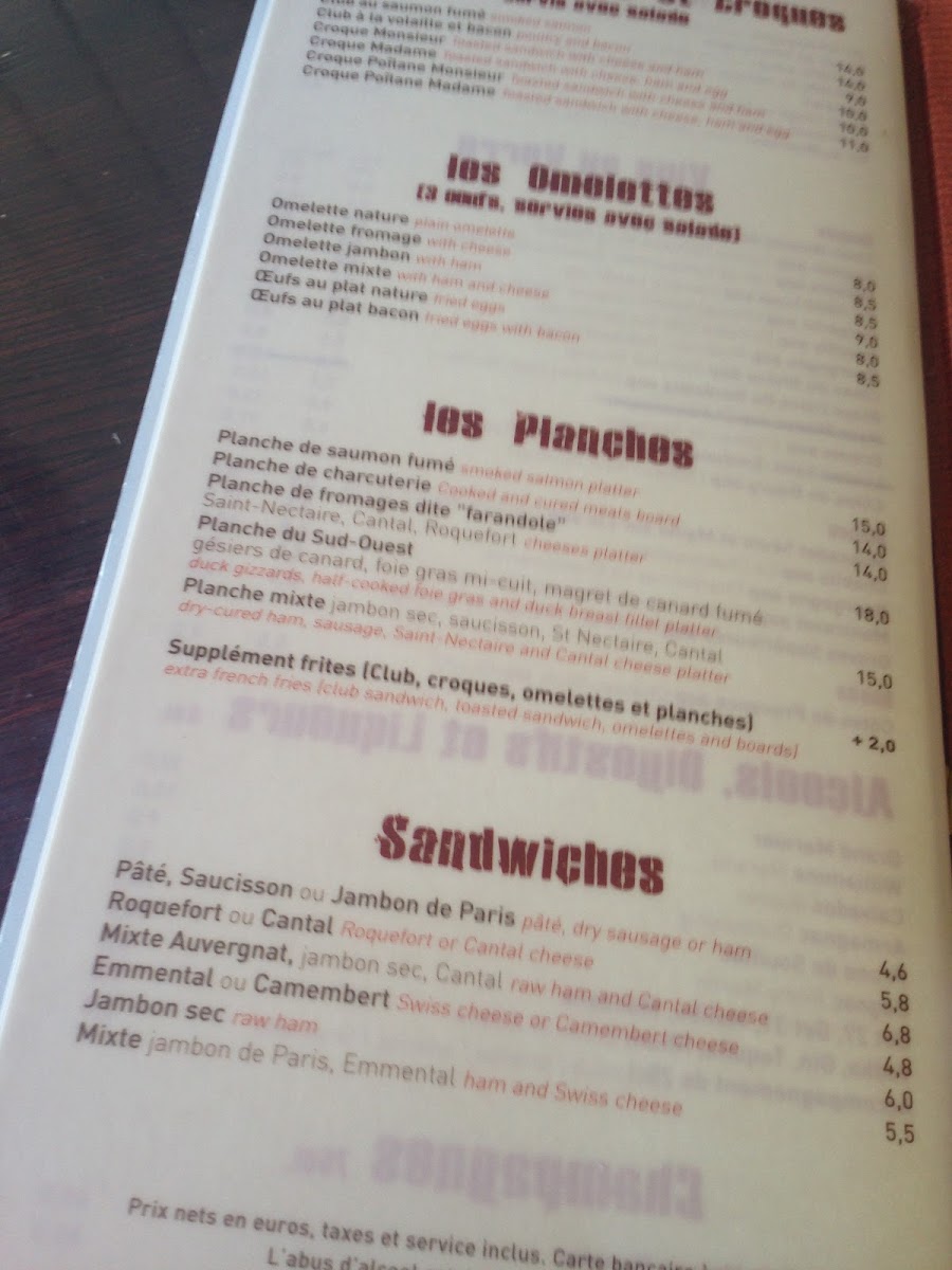 Menu - L'oustal photo 10
