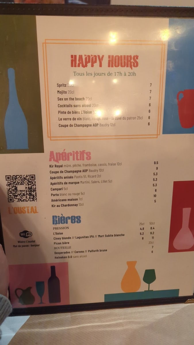 Menu - L'oustal photo 6