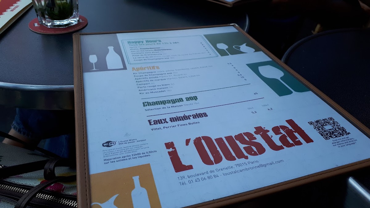 Menu - L'oustal photo 7